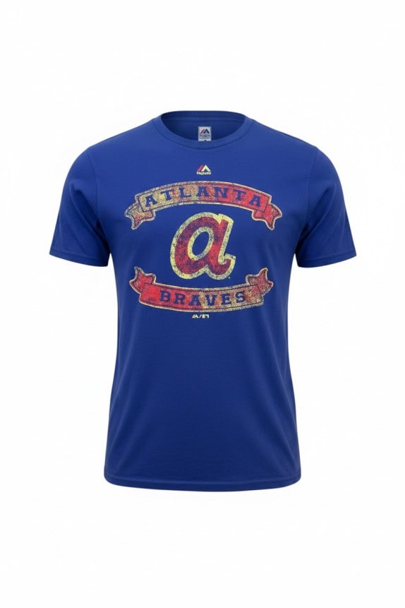 MAJESTIC GRAPHIC TEE RETRO BLUE ΑΝΤΡΙΚΟ PRE OWNED L