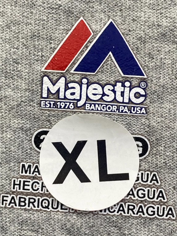 MAJESTIC GRAPHIC TEE SPORTSWEAR ΓΚΡΙ ΑΝΤΡΙΚΟ PRE OWNED XL