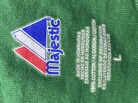 MAJESTIC T SHIRT GRAPHIC SPORTSWEAR VERDE UOMO PRE OWNED L