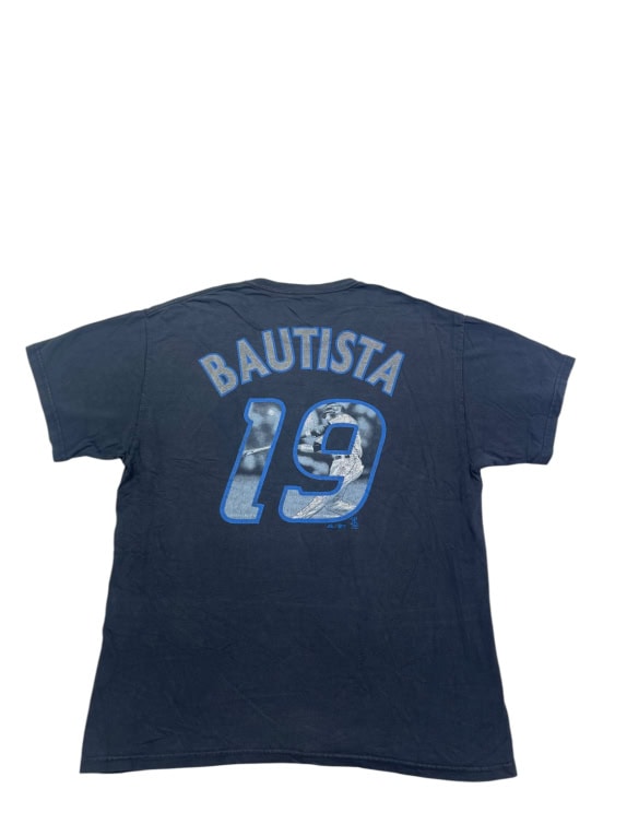 MAJESTIC GRAPHIC TEE SPORTSWEAR NAVY UNISEX PRE OWNED