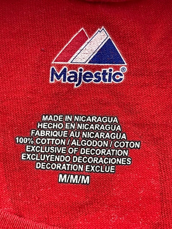 MAJESTIC GRAPHIC TEE SPORTY RED ΑΝΤΡΙΚΟ PRE OWNED M