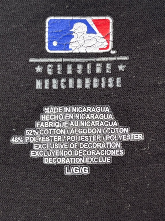 MAJESTIC GRAPHIC TEE STREETWEAR ΜΑΥΡΟ ΑΝΤΡΙΚΟ PRE OWNED L