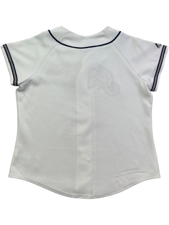 MAJESTIC BASEBALL JERSEY VINTAGE WHITE MEN PRE OWNED S