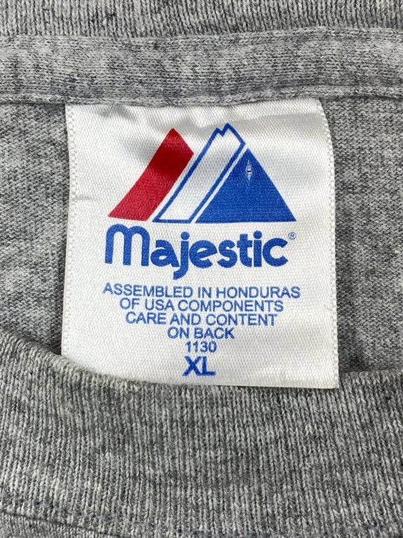 MAJESTIC MAGLIETTA SPORTSWEAR GRAPHIC GRIGIA UOMO PRE OWNED XL
