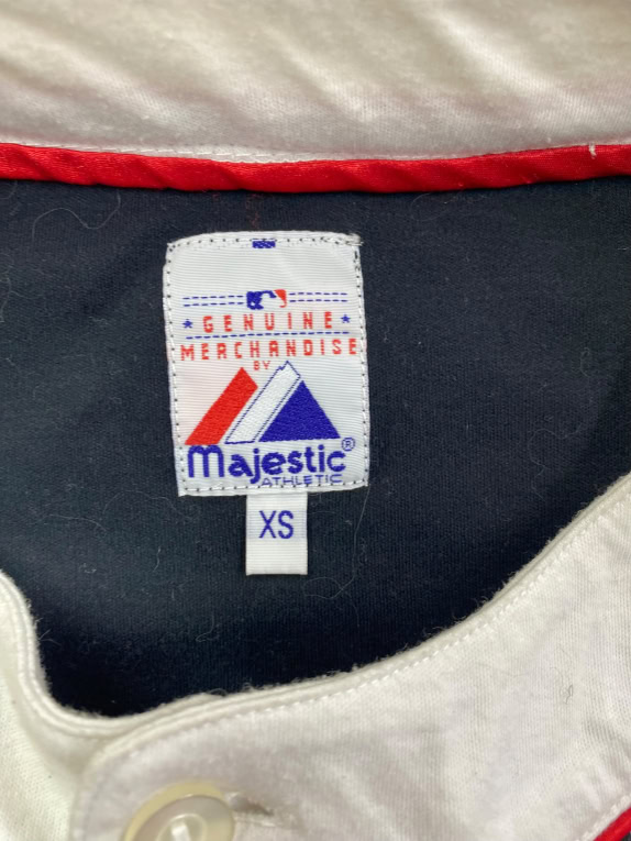 MAJESTIC NEW YORK YANKEES BASEBALL JERSEY VINTAGE LOGO ΜΑΥΡΟ/ΛΕΥΚΟ UNISEX XS
