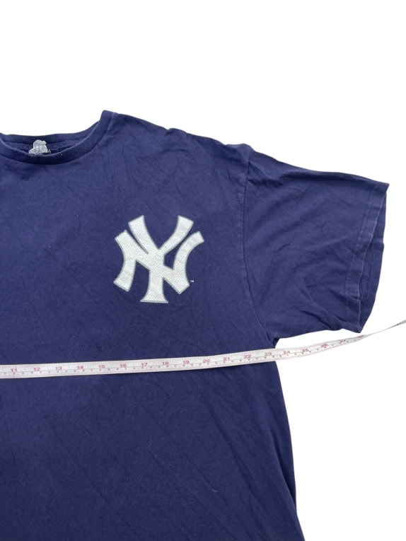 MAJESTIC NEW YORK YANKEES GRAPHIC TEE SPORTSWEAR NAVY ΑΝΤΡΙΚΟ PRE OWNED XL