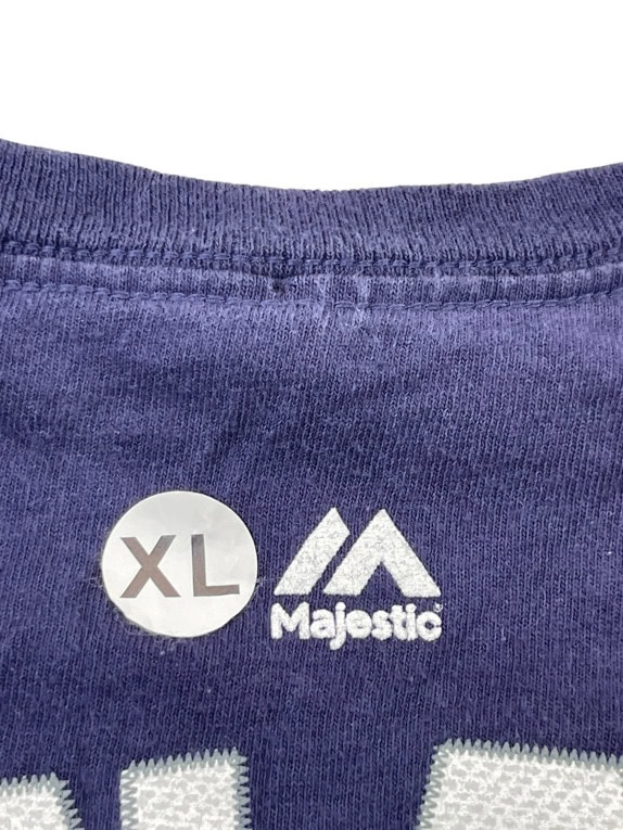 MAJESTIC NEW YORK YANKEES GRAPHIC TEE SPORTSWEAR NAVY ΑΝΤΡΙΚΟ PRE OWNED XL