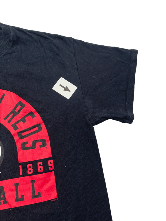 MAJESTIC T SHIRT GRAPHIC ΜΑΥΡΟ ΑΝΤΡΙΚΟ PRE OWNED M