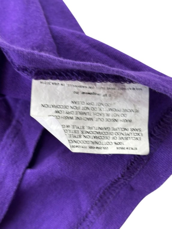 MAJESTIC T SHIRT GRAFICA SPORTSWEAR VIOLA UOMO PRE OWNED L