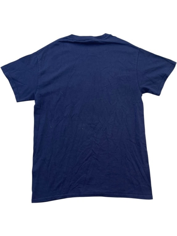 MAJESTIC YANKEES GRAPHIC TEE SPORTSWEAR NAVY MEN PRE OWNED