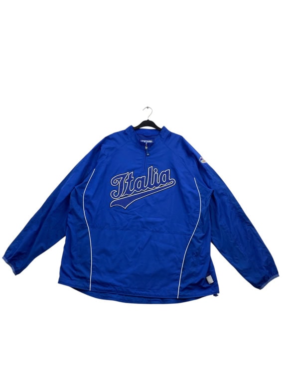 MAJESTIC GIACCA ITALIA BASEBALL BLU UNISEX 2XL
