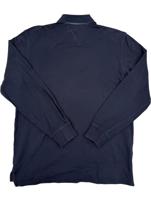 Polo a maniche lunghe VINTAGE Tommy Hilfiger Blu scuro M