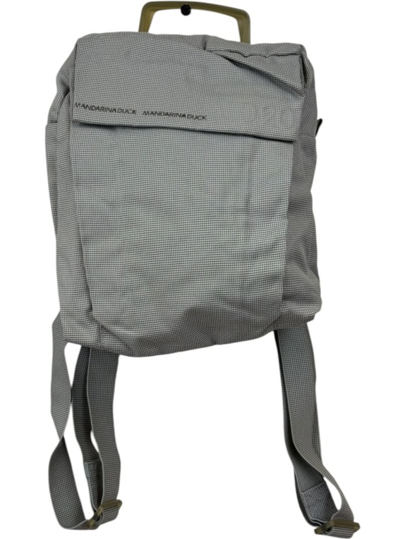 MANDARINA DUCK BACKPACK MINIMAL STONE GREY UNISEX PRE OWNED