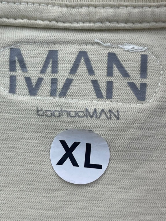 MANHATTAN DISTRICT T SHIRT GRAPHIC CREAM UOMO PRE OWNED XL