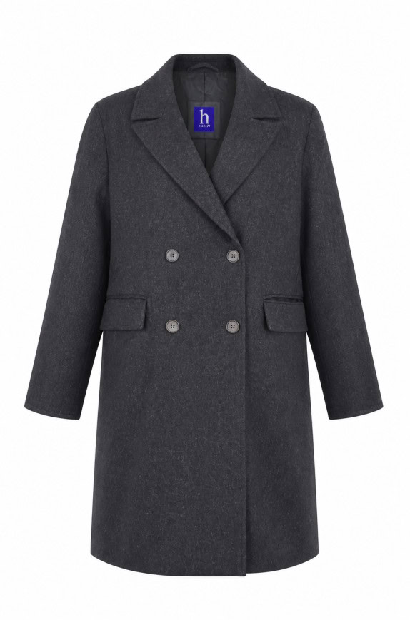 MARC CAIN ΠΑΛΤΟ 90S MINIMAL ΓΚΡΙ ΓΥΝΑΙΚΕΙΟ PRE OWNED XL