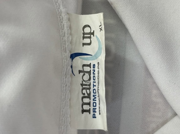 MARCH PROMOTIONS JERSEY GRAPHIC BIANCO UNISEX PRE OWNED XL