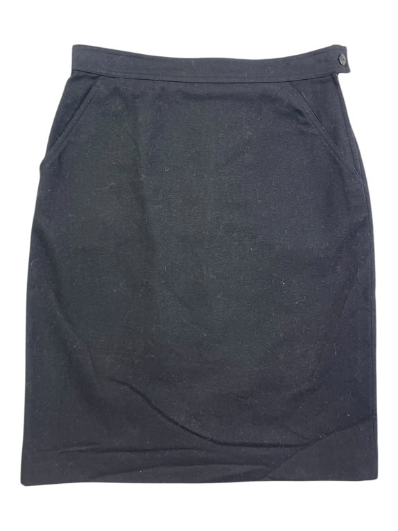 MARELLA Gonna classica minimal nera da donna M