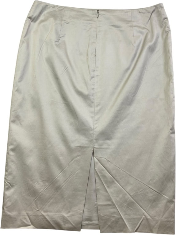 MARELLA ΦΟΥΣΤΑ MIDI SATIN LOOK ΕΚΡΟΥ ΓΥΝΑΙΚΕΙΟ L