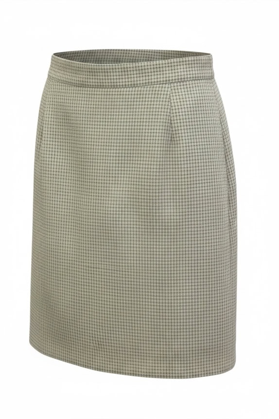 MARELLA GONNA MIDI A QUADRI BEIGE/AZZURRO DA DONNA S