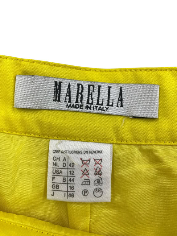 MARELLA ΦΟΥΣΤΑ PENCIL MIDI VINTAGE ΜΕ ΧΡΥΣΟ ΚΟΥΜΠΙ ΚΙΤΡΙΝΟ ΓΥΝΑΙΚΕΙΟ M