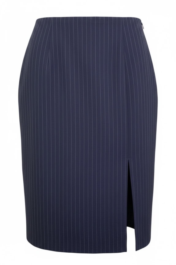 MARELLA ΦΟΥΣΤΑ PINSTRIPE ΜΠΛΕ ΣΚΟΥΡΟ ΓΥΝΑΙΚΕΙΑ S