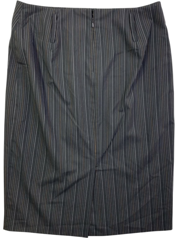 MARELLA GONNA VINTAGE GESSATA NERA DA DONNA L