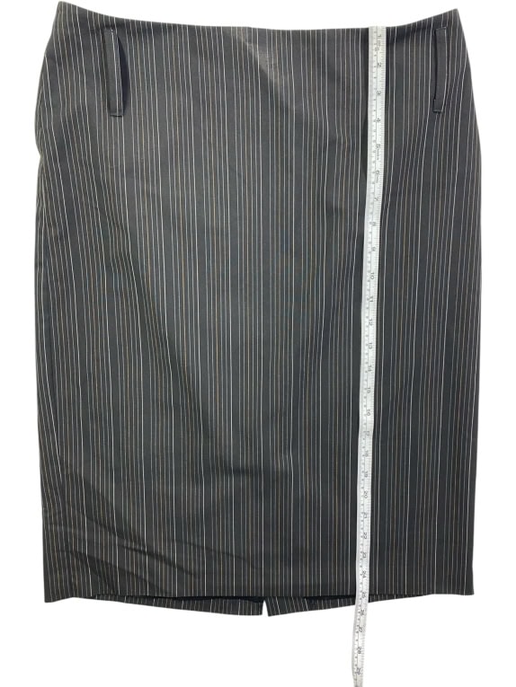 MARELLA GONNA VINTAGE GESSATA NERA DA DONNA L