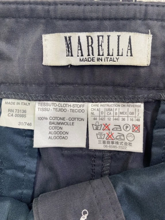 MARELLA MIDI ΦΟΥΣΤΑ VINTAGE ΜΕ ΑΝΤΙΘΕΤΕΣ ΡΑΦΕΣ ΜΑΥΡΟ ΓΥΝΑΙΚΕΙΟ M