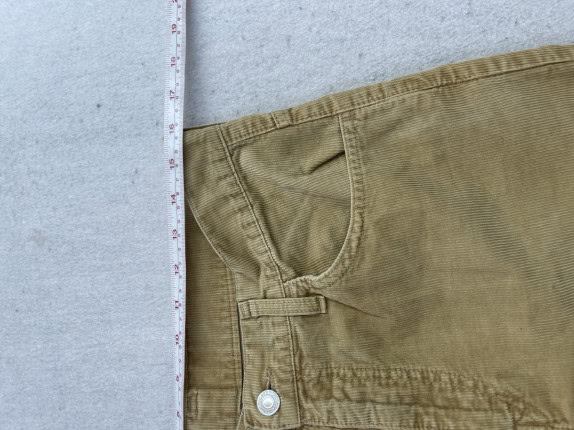 LEVIS CORDUROY PANTS MINIMAL BEIGE UNISEX PRE OWNED M