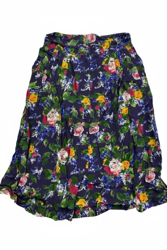 MARIELLA BURANI ΦΟΥΣΤΑ VINTAGE FLORAL ΜΩΒ ΓΥΝΑΙΚΕΙΑ M-L