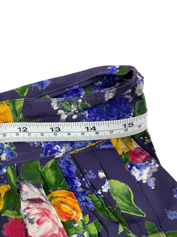 MARIELLA BURANI ΦΟΥΣΤΑ VINTAGE FLORAL ΜΩΒ ΓΥΝΑΙΚΕΙΑ M-L
