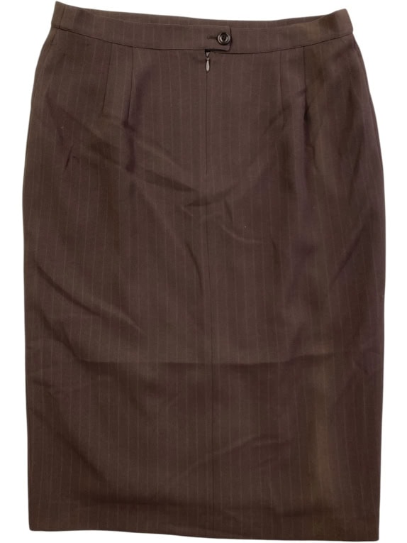 MARINA RINALDI ΦΟΥΣΤΑ VINTAGE PINSTRIPE ΚΑΦΕ ΓΥΝΑΙΚΕΙΑ L