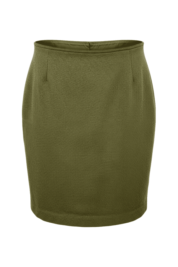Marina Rinaldi Khaki Wool Mini Skirt Women’s Size L
