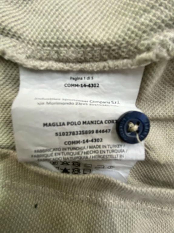 MARINA YACHTING Polo Μπλούζα Logo Μπεζ UNISEX L