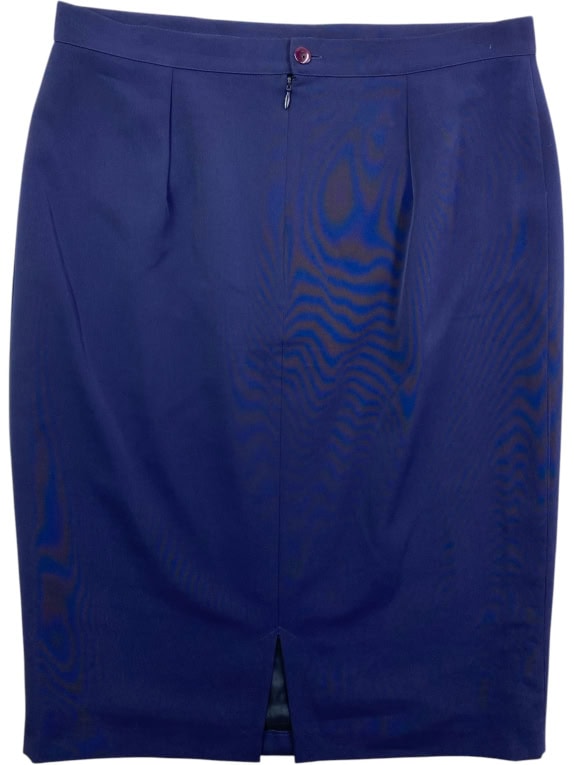 MARIO PUCCI CECCONI GONNA VINTAGE BLU DA DONNA L