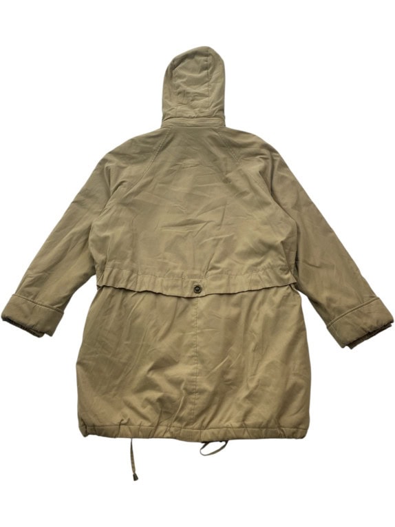 MARKS AND SPENCER ΠΑΛΤΟ ΠΑΡΚΑ MINIMAL KHAKI ΓΥΝΑΙΚΕΙΟ PRE OWNED XL