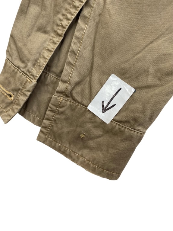 Giacca Marlboro Classics beige con zip vintage da uomo L