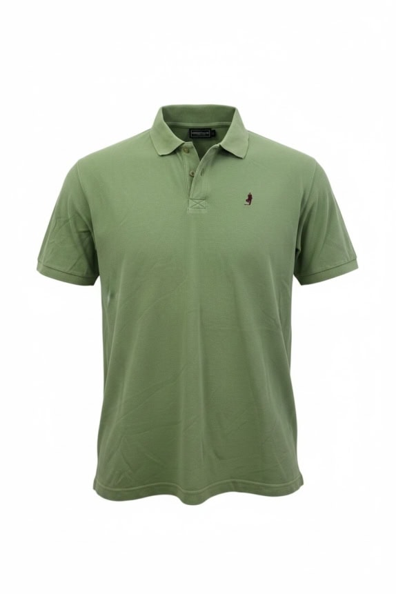 Marlboro Classics Polo T-Shirt Casual Logo Πράσινο UNISEX L