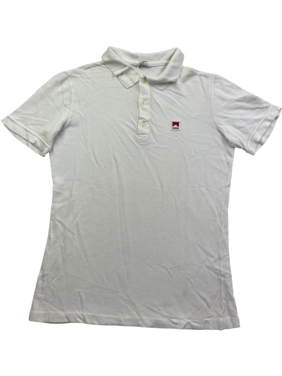 MARLBORO Polo Μπλούζα Casual Vintage Λογότυπο Λευκό Ανδρικό S