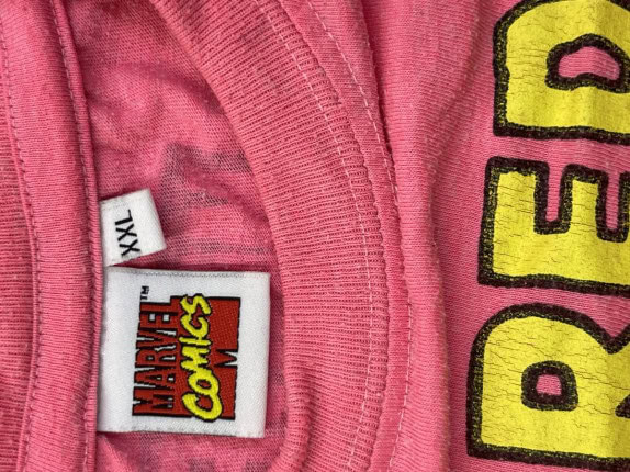 MARVEL GRAPHIC TEE VINTAGE PINK ΑΝΤΡΙΚΟ PRE OWNED XXL