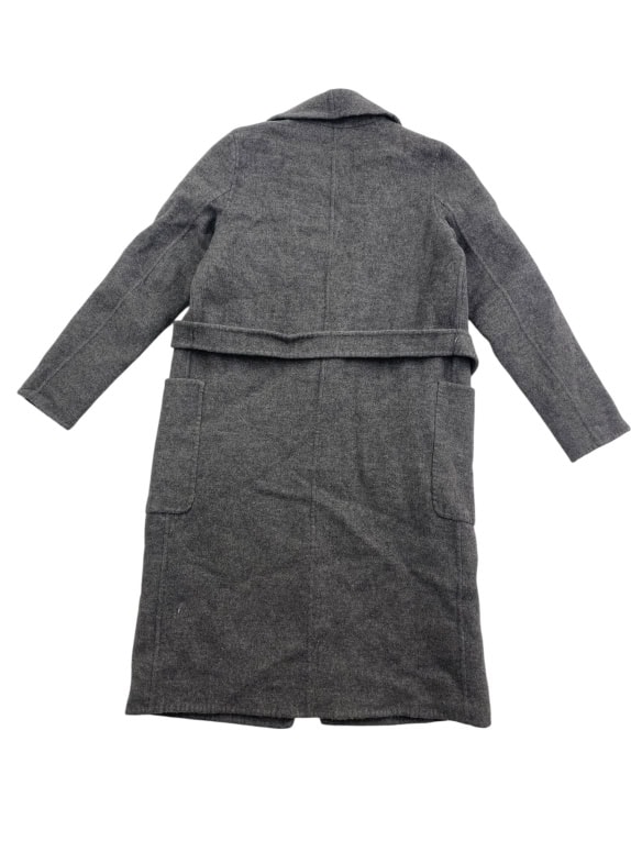 Massimo Dutti Cappotto Lungo Casual Logo Grigio da Donna M