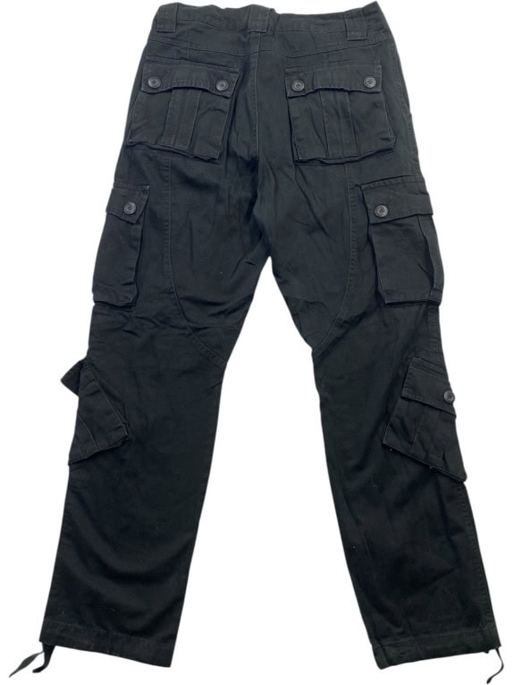 MATCH CARGO PANTS UTILITY BLACK MEN PRE OWNED M