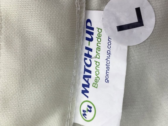 MATCH HYP BASEBALL JERSEY VINTAGE CLEVELAND OFF WHITE ΑΝΤΡΙΚΟ PRE OWNED L