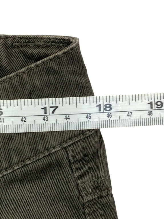 MATCHSTICK PANTALONI CARGO UTILITY VERDE OLIVA UOMO PRE OWNED L