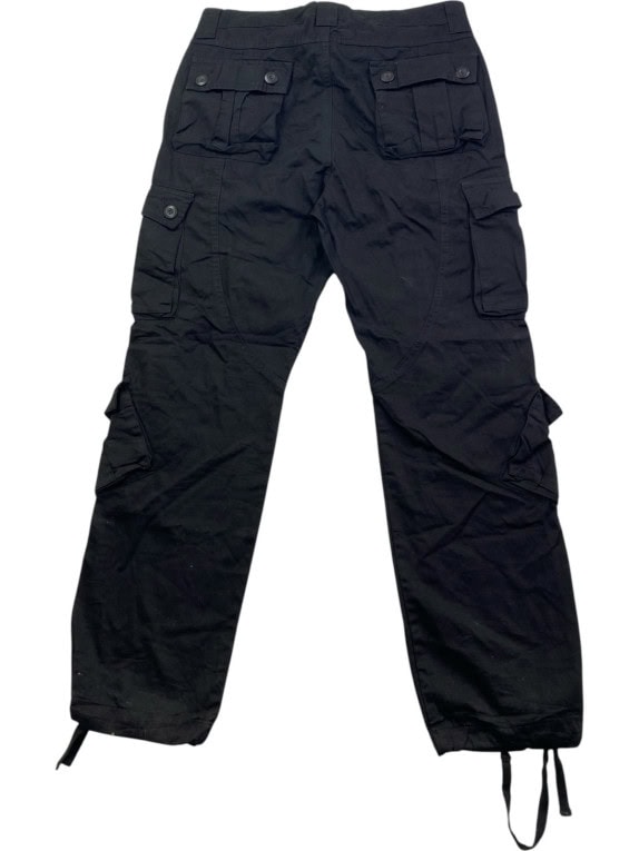MATCHSTICK PANTALONI CARGO UTILITY NERO UOMO PRE OWNED XL