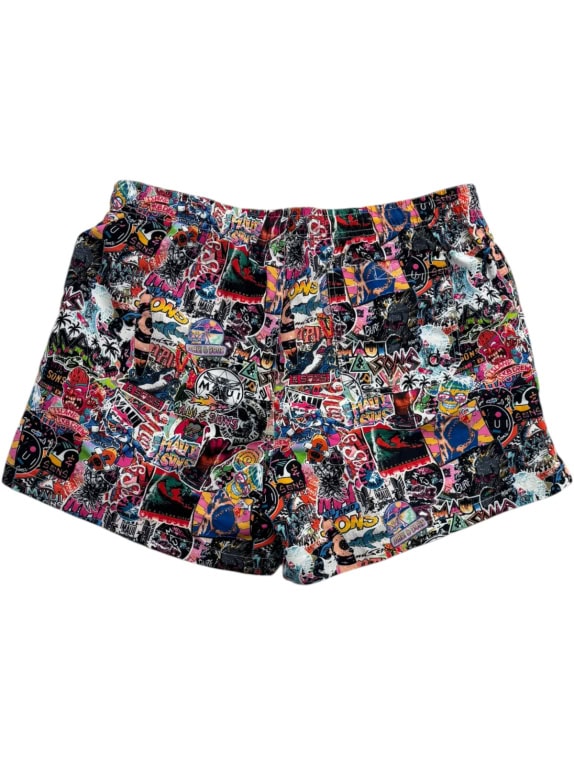 MAUI AND SONS SWIM SHORTS GRAPHIC MULTICOLOR UNISEX PRE OWNED S