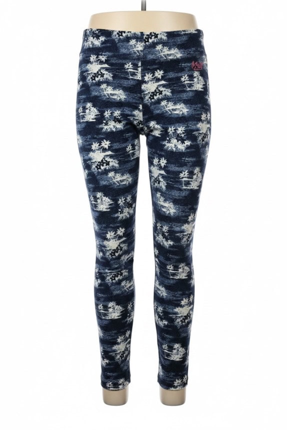 MAUI ΚΟΛΑΝ TROPICAL PRINT NAVY ΓΥΝΑΙΚΕΙΟ PRE OWNED L