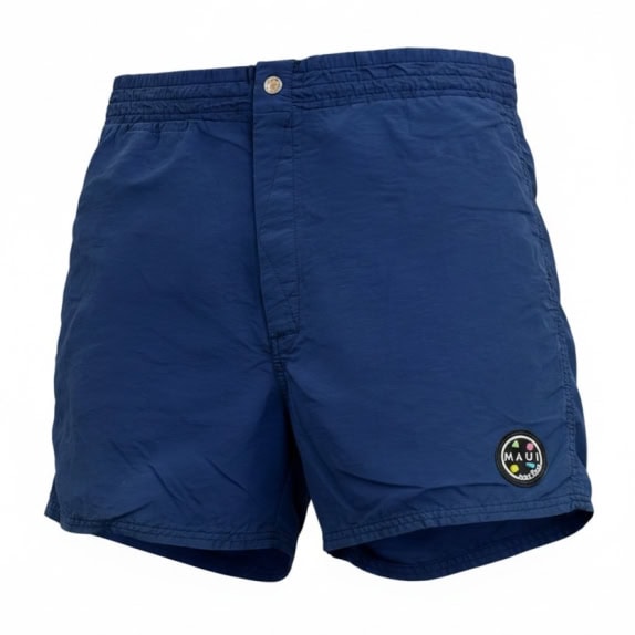 MAUI Costume da bagno shorts minimal navy da uomo pre-owned