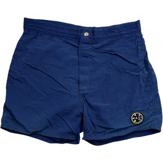 MAUI Costume da bagno shorts minimal navy da uomo pre-owned