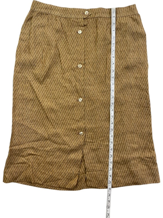 MAX MARA ΦΟΥΣΤΑ ΜΕ ΚΟΥΜΠΙΑ ΡΙΓΩΤΗ ΚΑΦΕ/ΜΑΥΡΗ UNISEX L